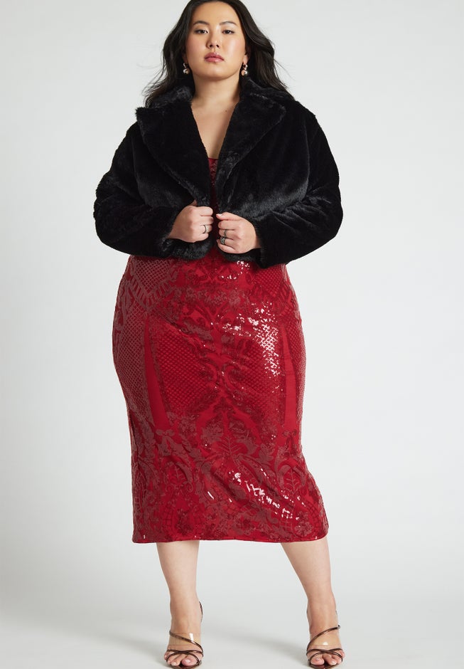 Fur Crop Jacket image number 3