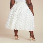 Dimensional Dot Tulle Maxi Skirt image number 2