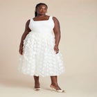 Dimensional Dot Tulle Maxi Skirt image number 3