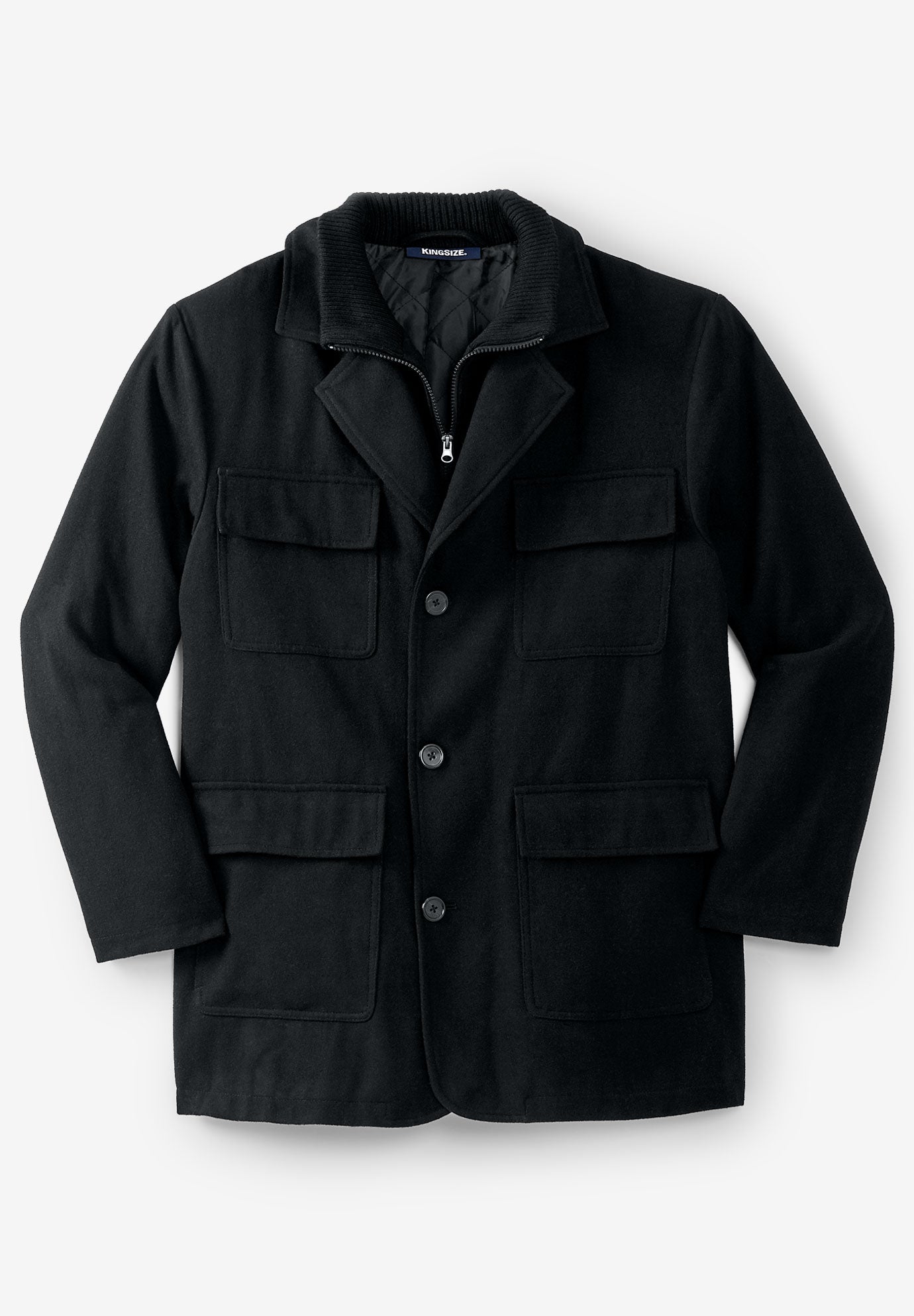 Multi-pocket Wool Inset Jacket image number 0