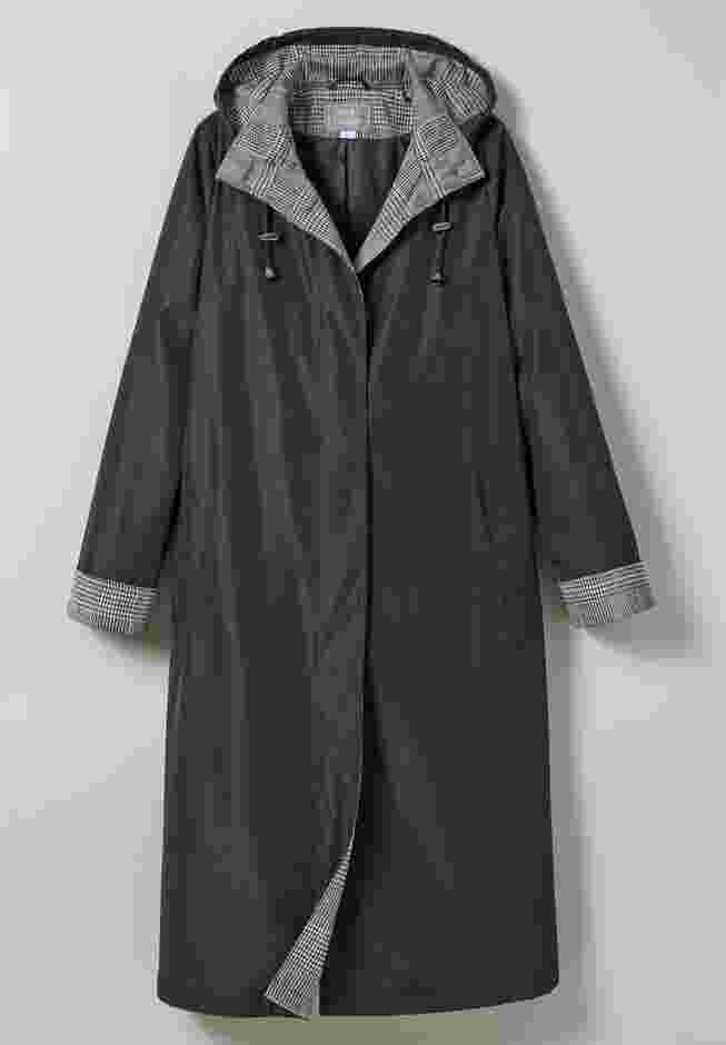 Contrast Hood Raincoat image number 4
