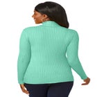 Ribbed Cotton Turtleneck Sweater image number null