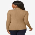 Ribbed Cotton Turtleneck Sweater image number null