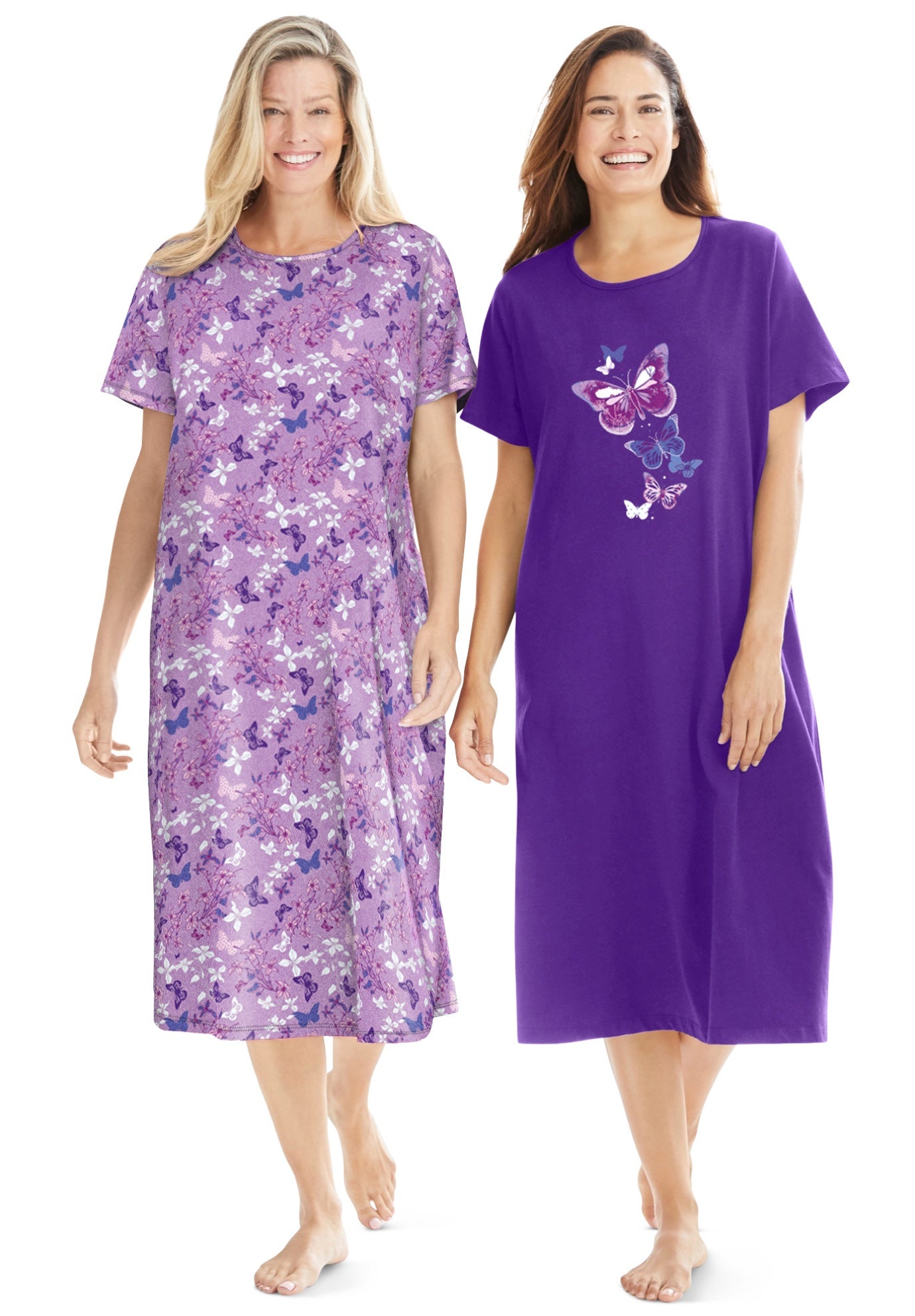 2-Pack Long Sleepshirts image number 6