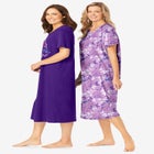 2-Pack Long Sleepshirts image number null