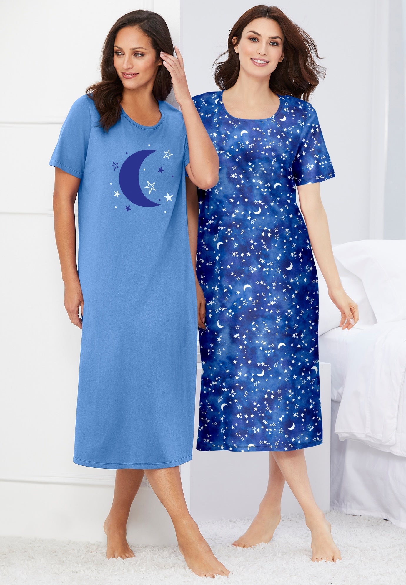 2-Pack Long Sleepshirts image number 7