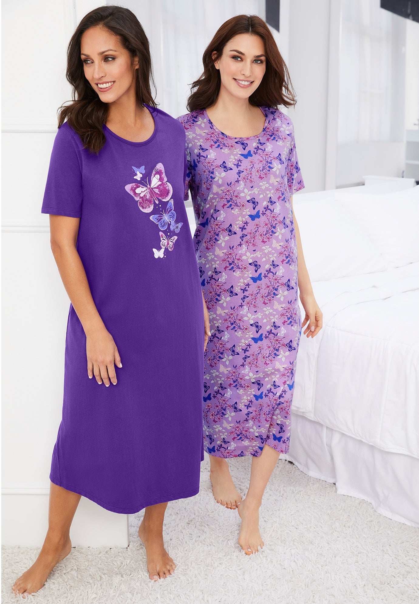 2-Pack Long Sleepshirts image number 6
