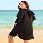 Embroidered Cotton Gauze Cover-Up image number null