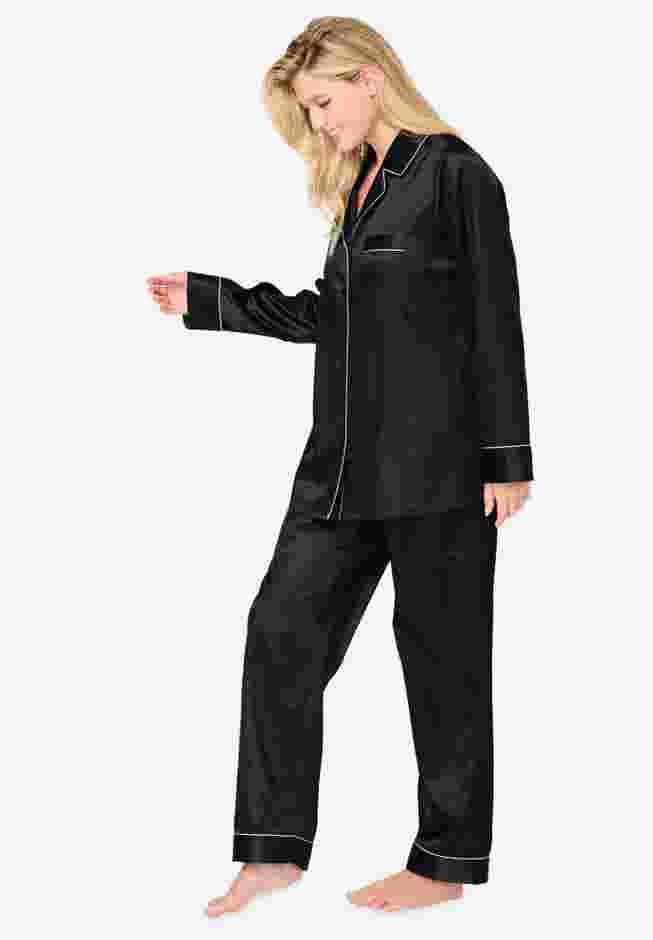 The Luxe Satin Pajama Set  image number 2