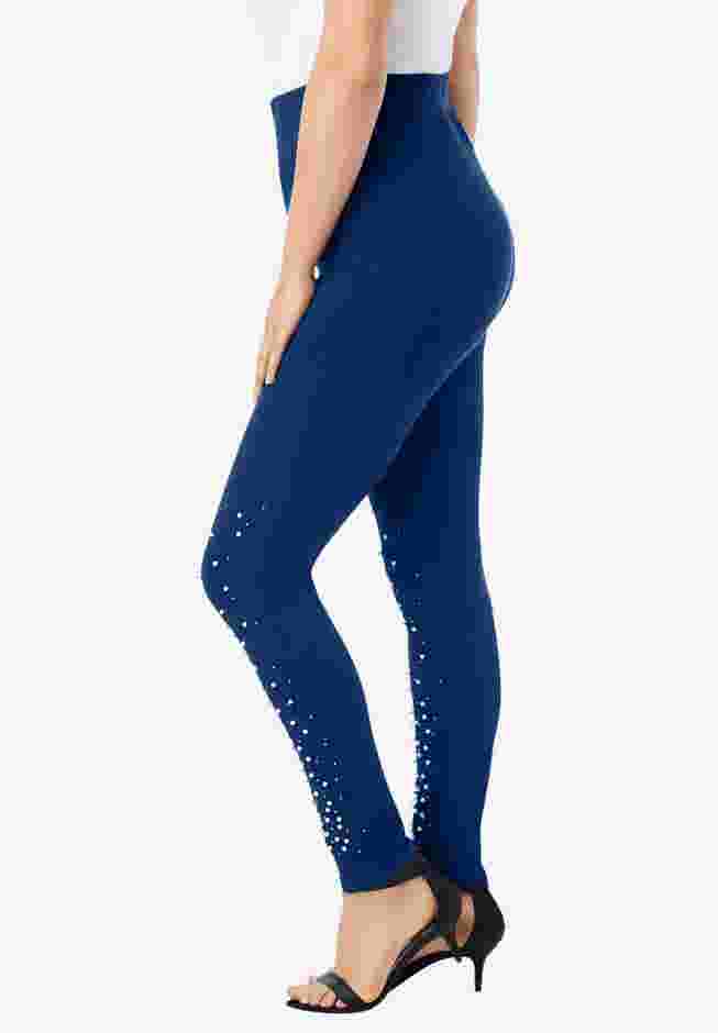 Rhinestone And Pearl Legging image number 2