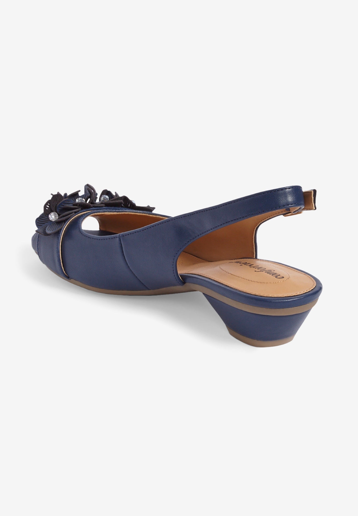 The Rider Leather-Like Slingback image number 1