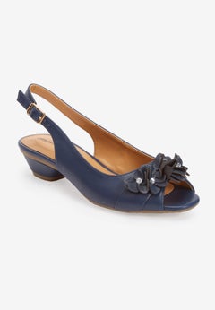 The Rider Leather-Like Slingback