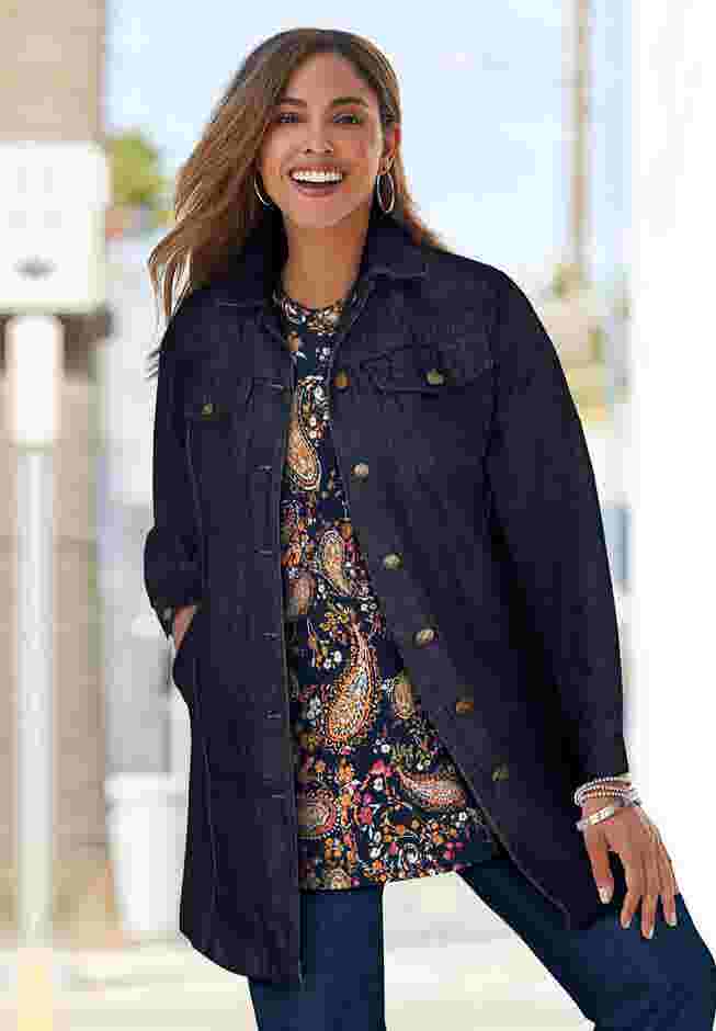 Long Denim Jacket image number 0