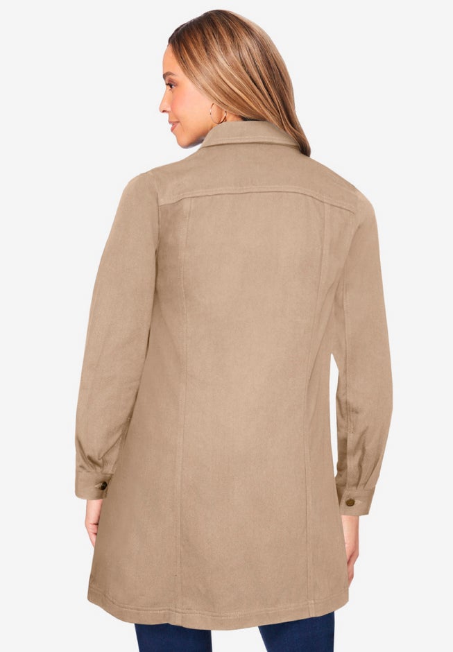 Long Denim Jacket image number 1