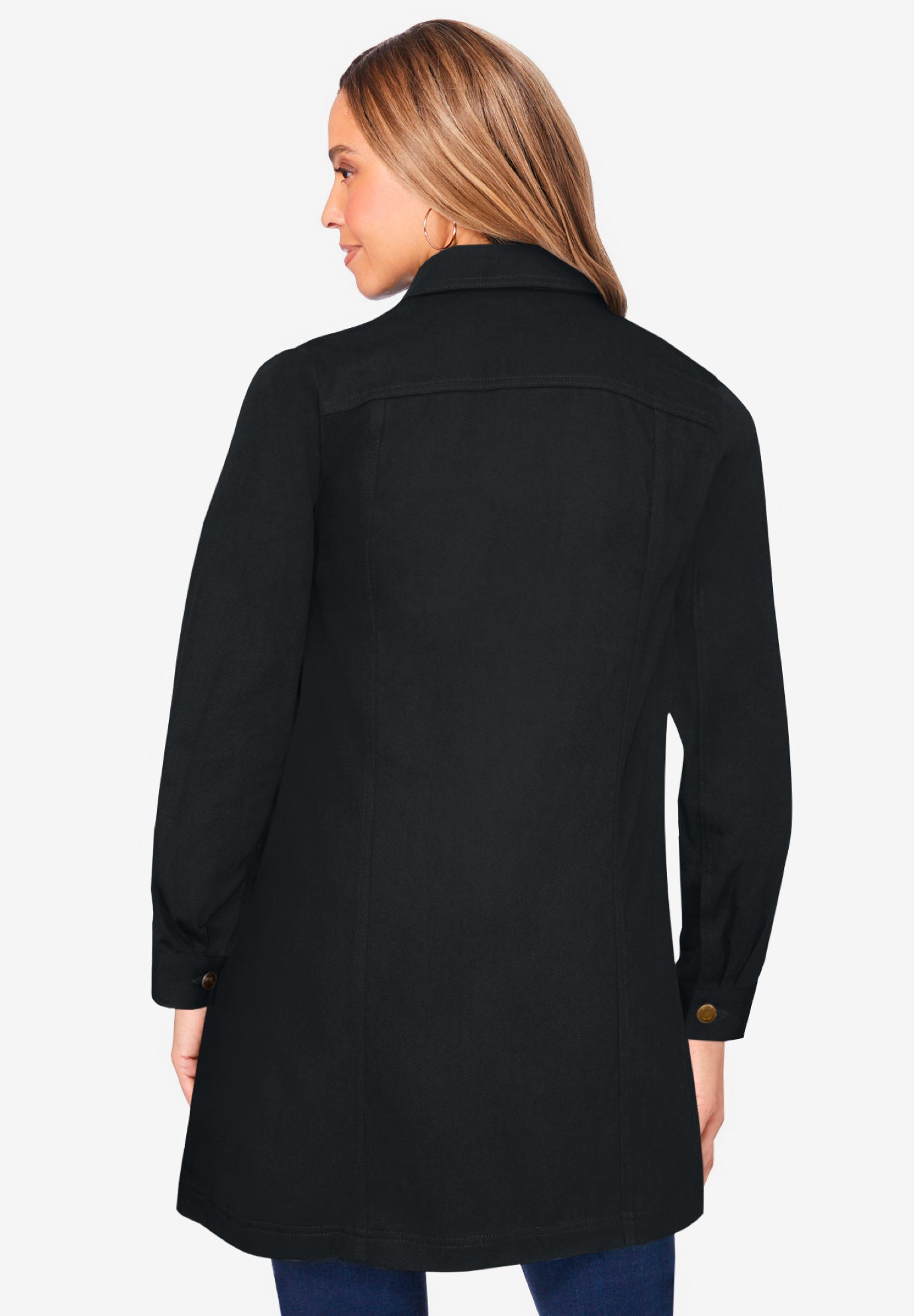 Long Denim Jacket image number 1