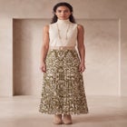 Cotton Cashmere Sleeveless Turtleneck Shell image number 0