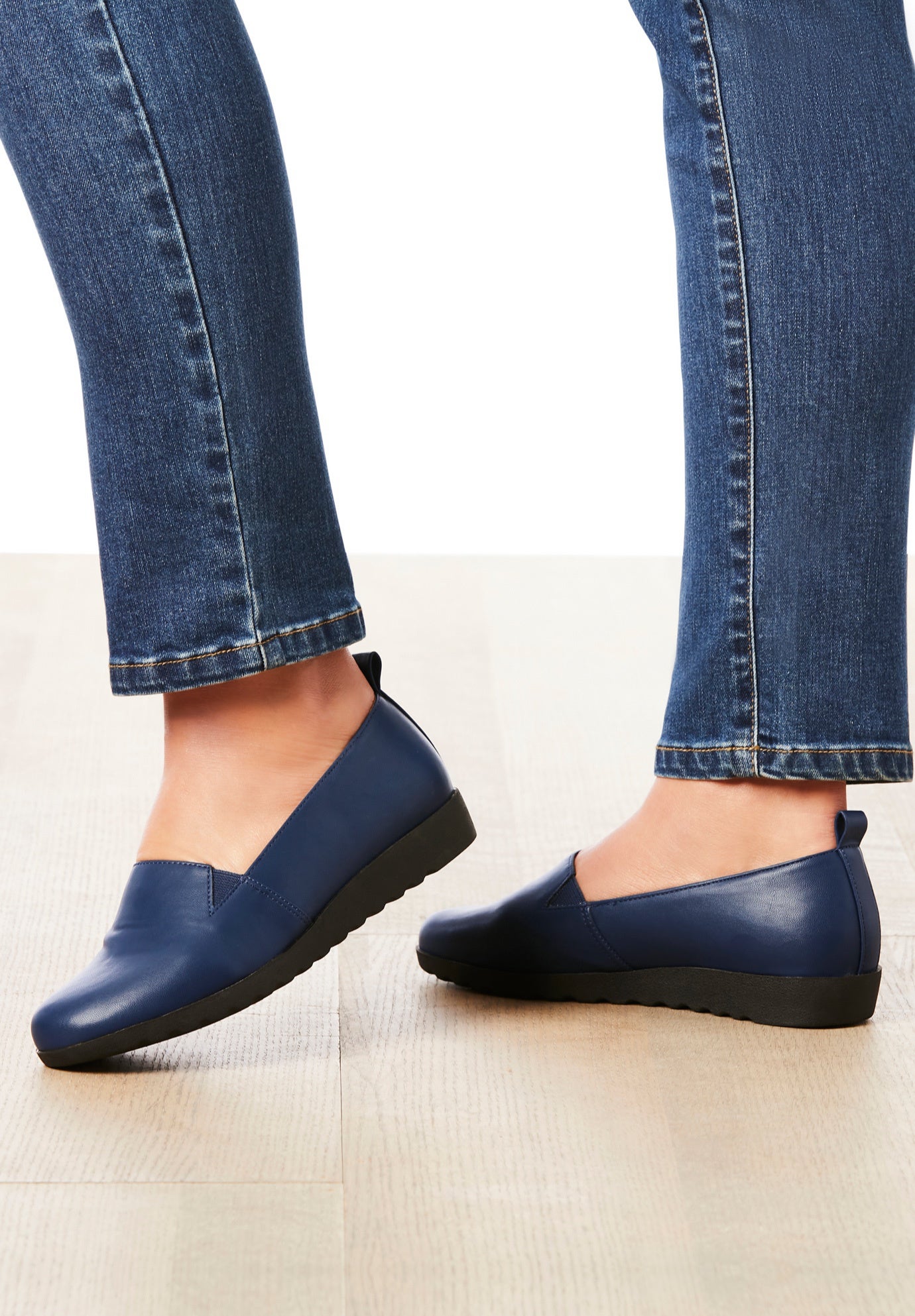 The June Leather-Like Slip On Flat image number 0
