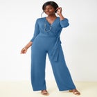 Wide Leg Knit Jumpsuit image number null