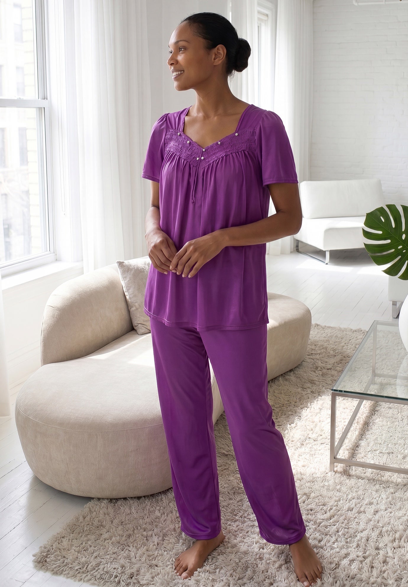 Silky 2-Piece PJ Set image number 7