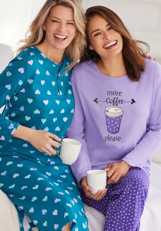 Long Sleeve Knit PJ Set image number 7