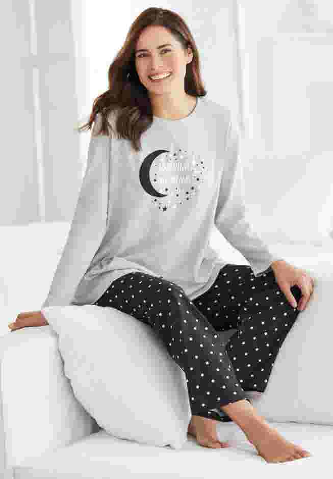 Long Sleeve Knit PJ Set image number 7