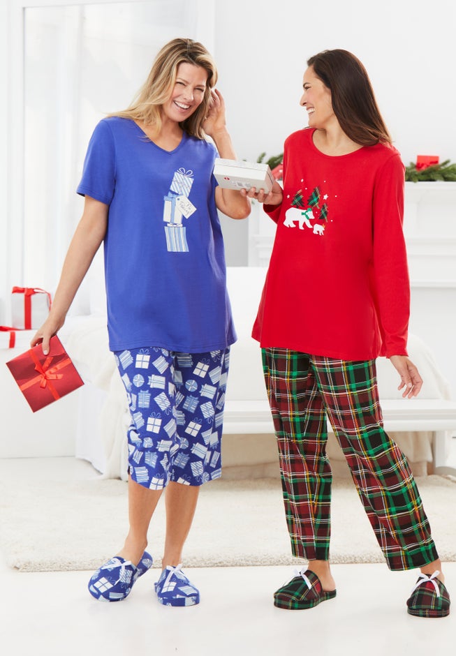 Long Sleeve Knit PJ Set image number 6