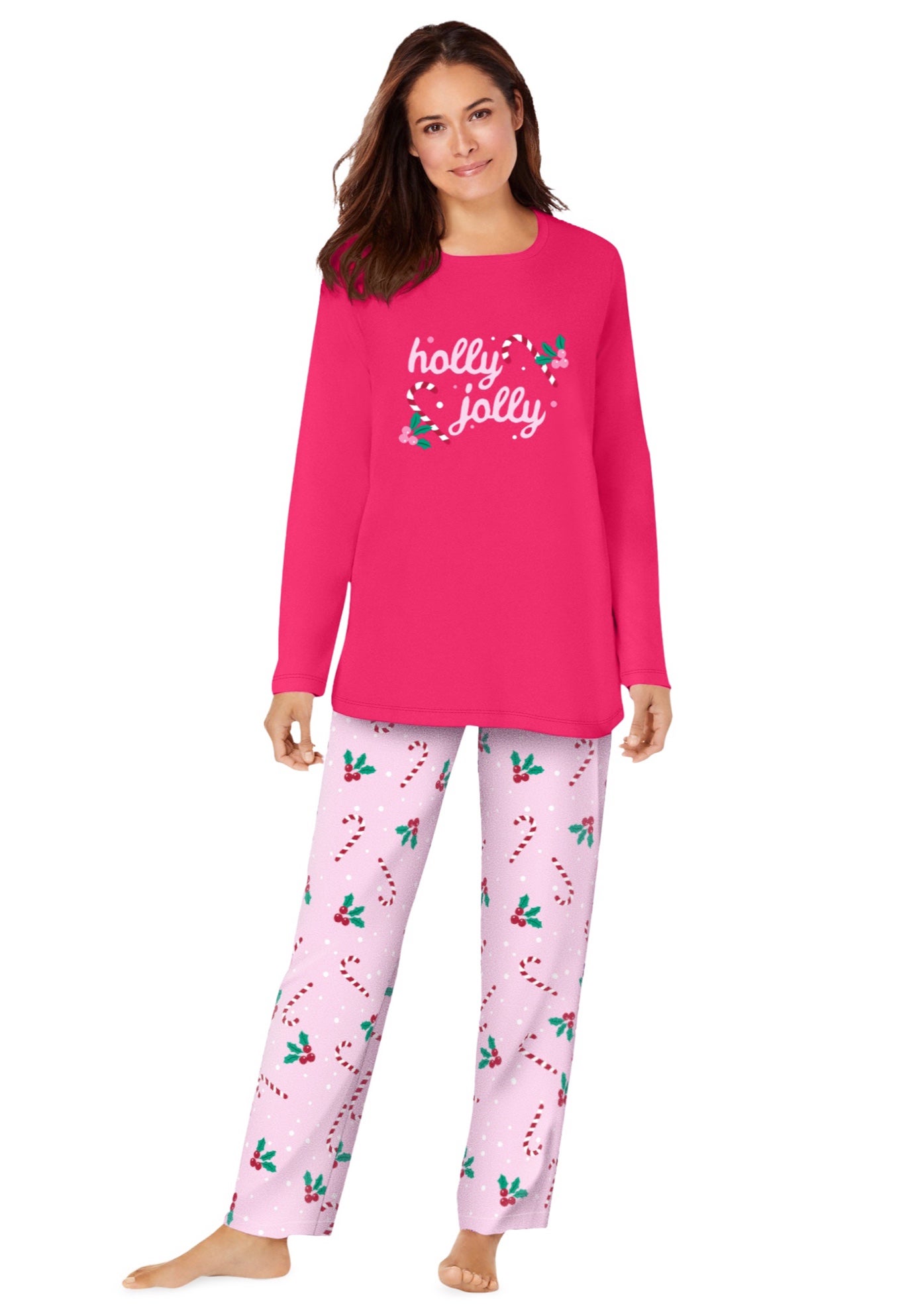 Long Sleeve Knit PJ Set image number 0