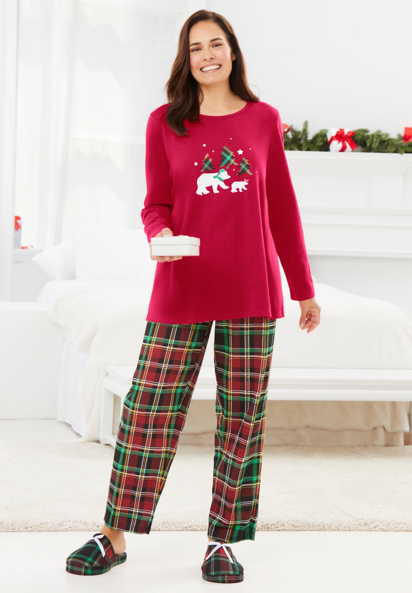 Long Sleeve Knit PJ Set image number 0