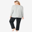 Long Sleeve Knit PJ Set image number null