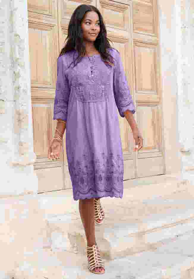 Cotton Lace Dress image number 0