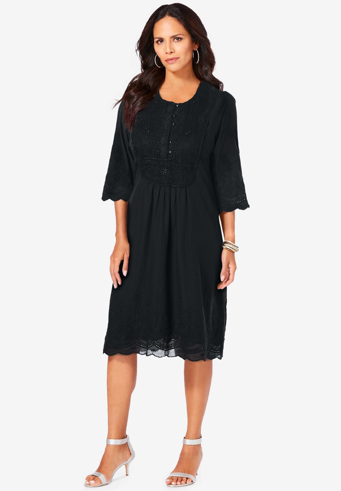 Cotton Lace Dress image number 0