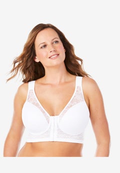 Ava Front-Close Lace Wireless Posture Bra 5230