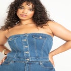 Denim Bustier image number null