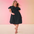 Keyhole Lace Dress image number null