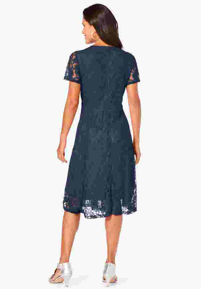 Keyhole Lace Dress image number 1
