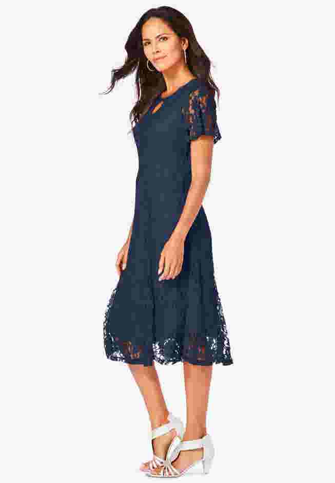 Keyhole Lace Dress image number 2