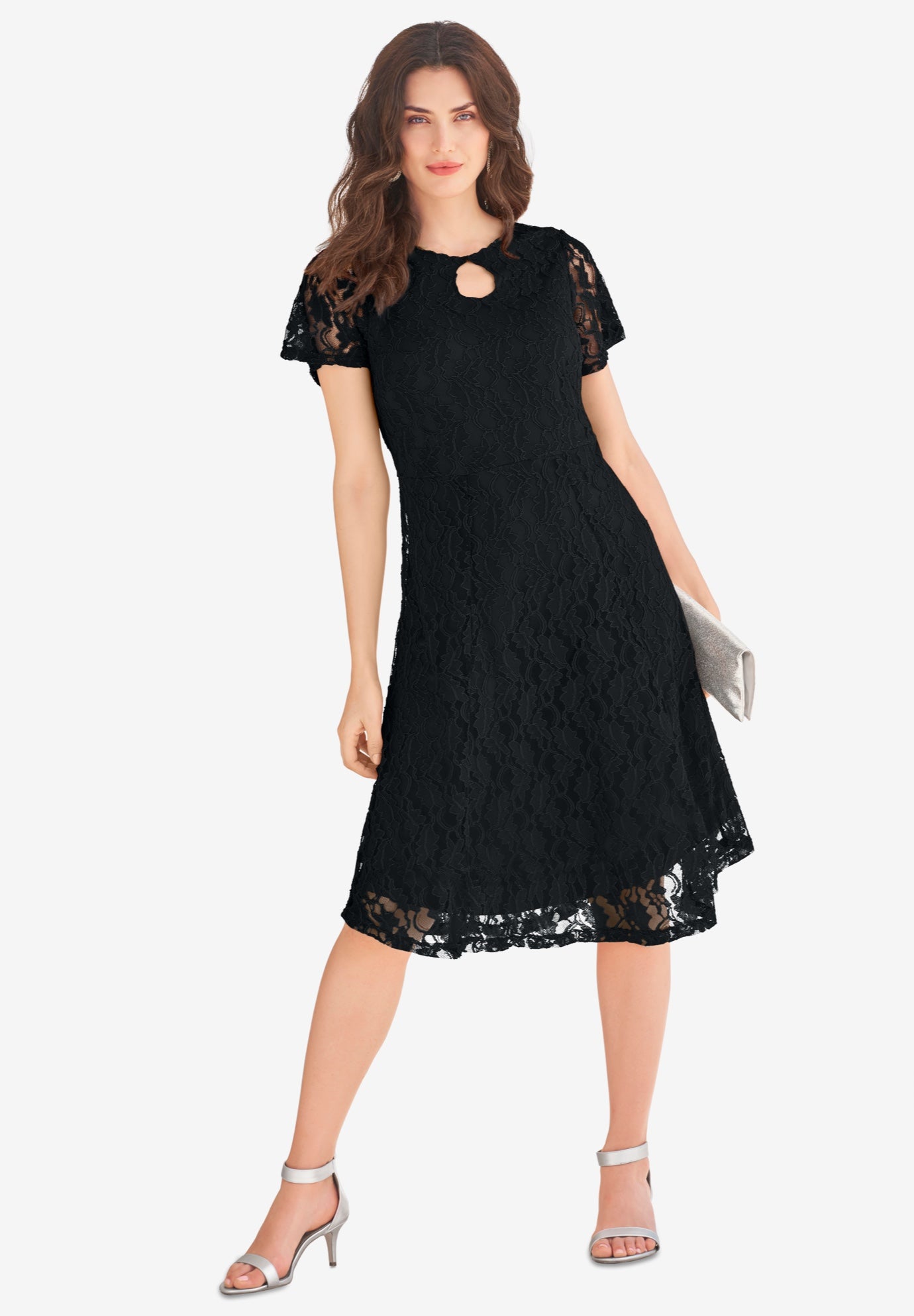 Keyhole Lace Dress image number 1