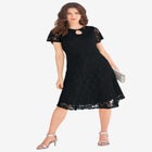 Keyhole Lace Dress image number null