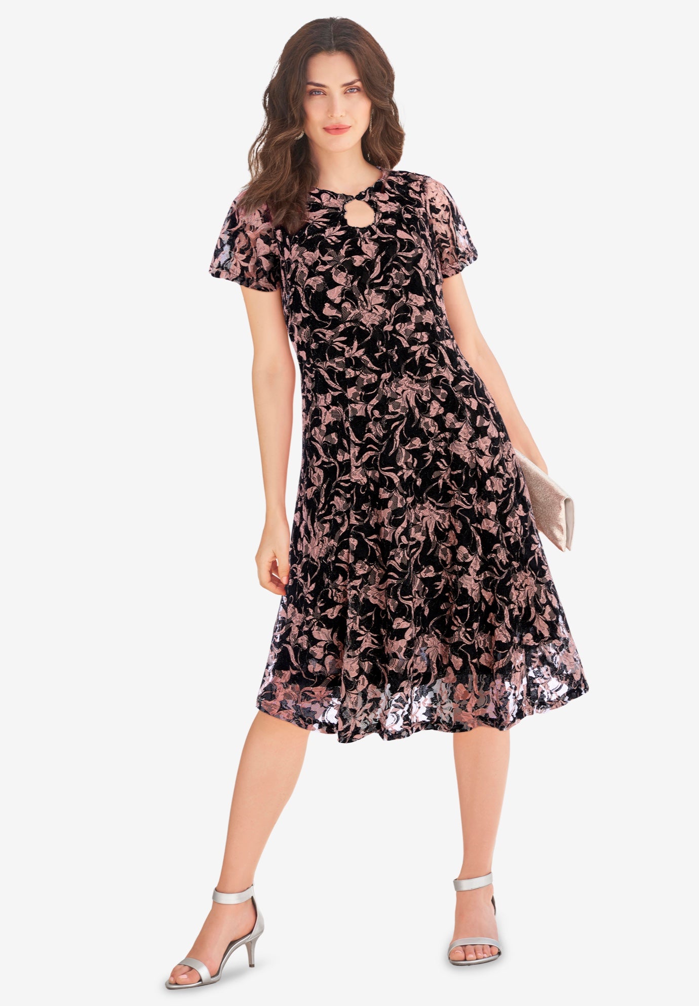 Keyhole Lace Dress image number 0