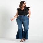 Ruffle Placket Shell image number null