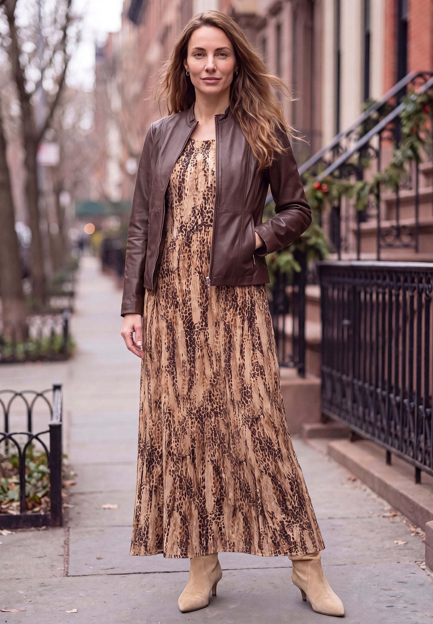 Stretch Cotton Tank Maxi Dress image number 0