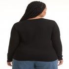 Ribbed Crewneck Top image number null