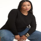 Ribbed Crewneck Top image number null