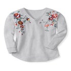 Waffle Thermal V-Neck Tee image number null