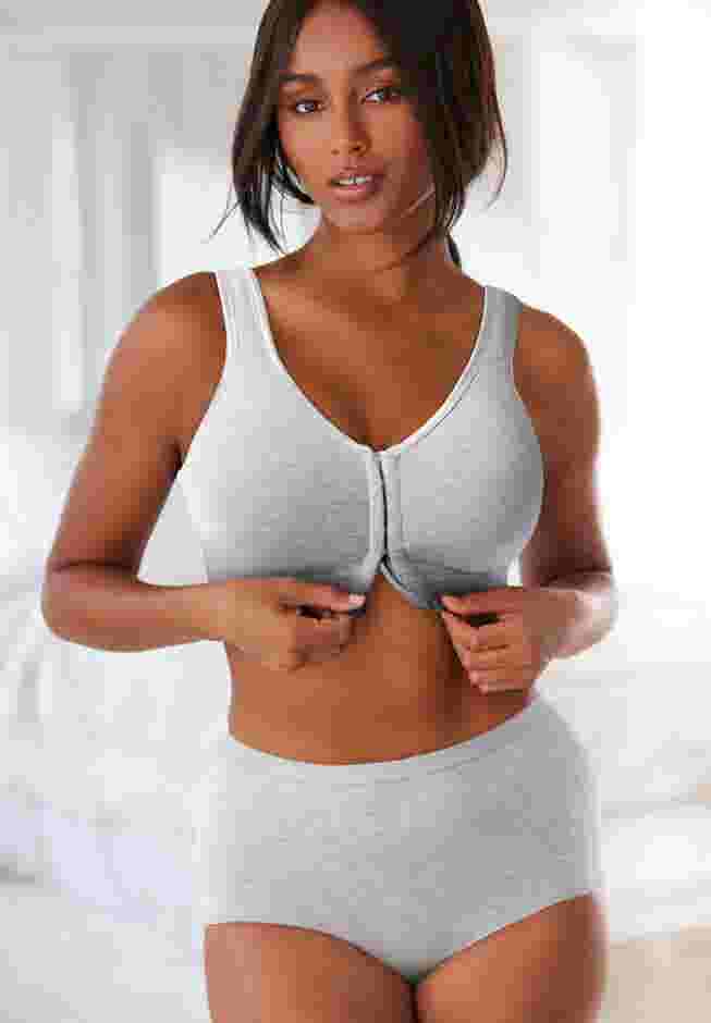 Wireless Front-Close Lounge Bra image number 4