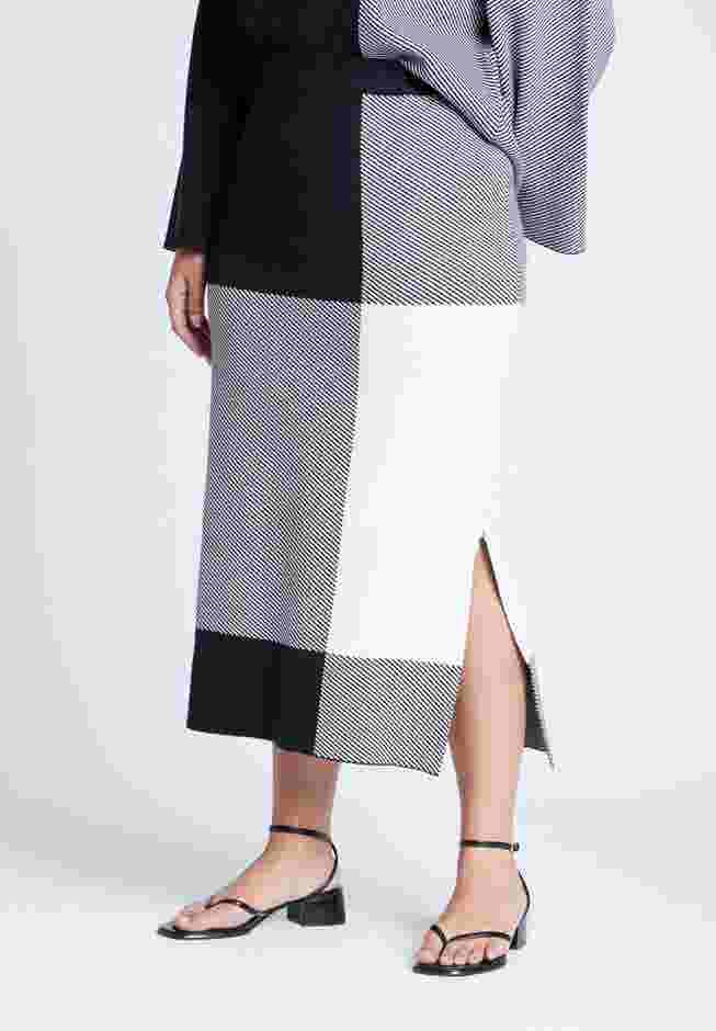 Intarsia Sweater Skirt image number 1