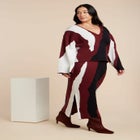 Intarsia Sweater Skirt image number null