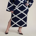 Intarsia Sweater Skirt image number 1