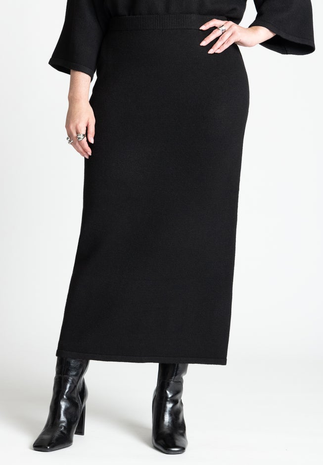 Sweater Maxi Skirt image number 2
