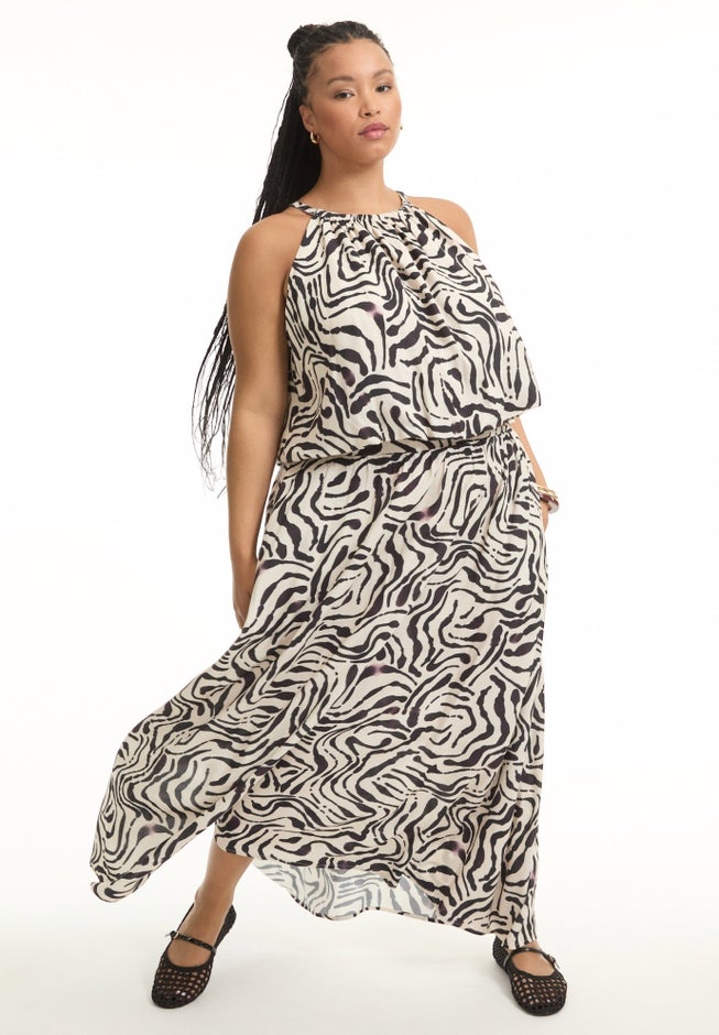 Pull-On Flowy Maxi Skirt image number 0